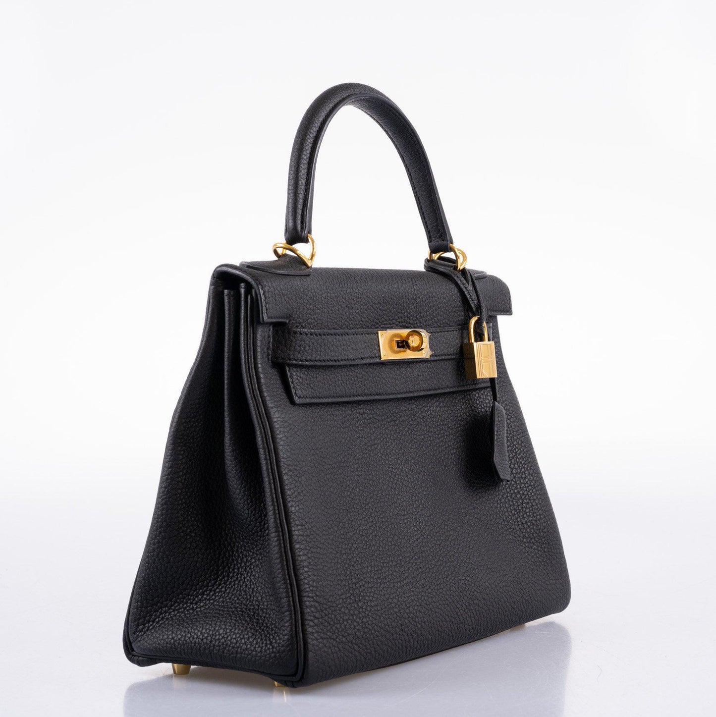 Hermes Kelly 28 Retourne Black Togo with Gold Hardware - 2016, X