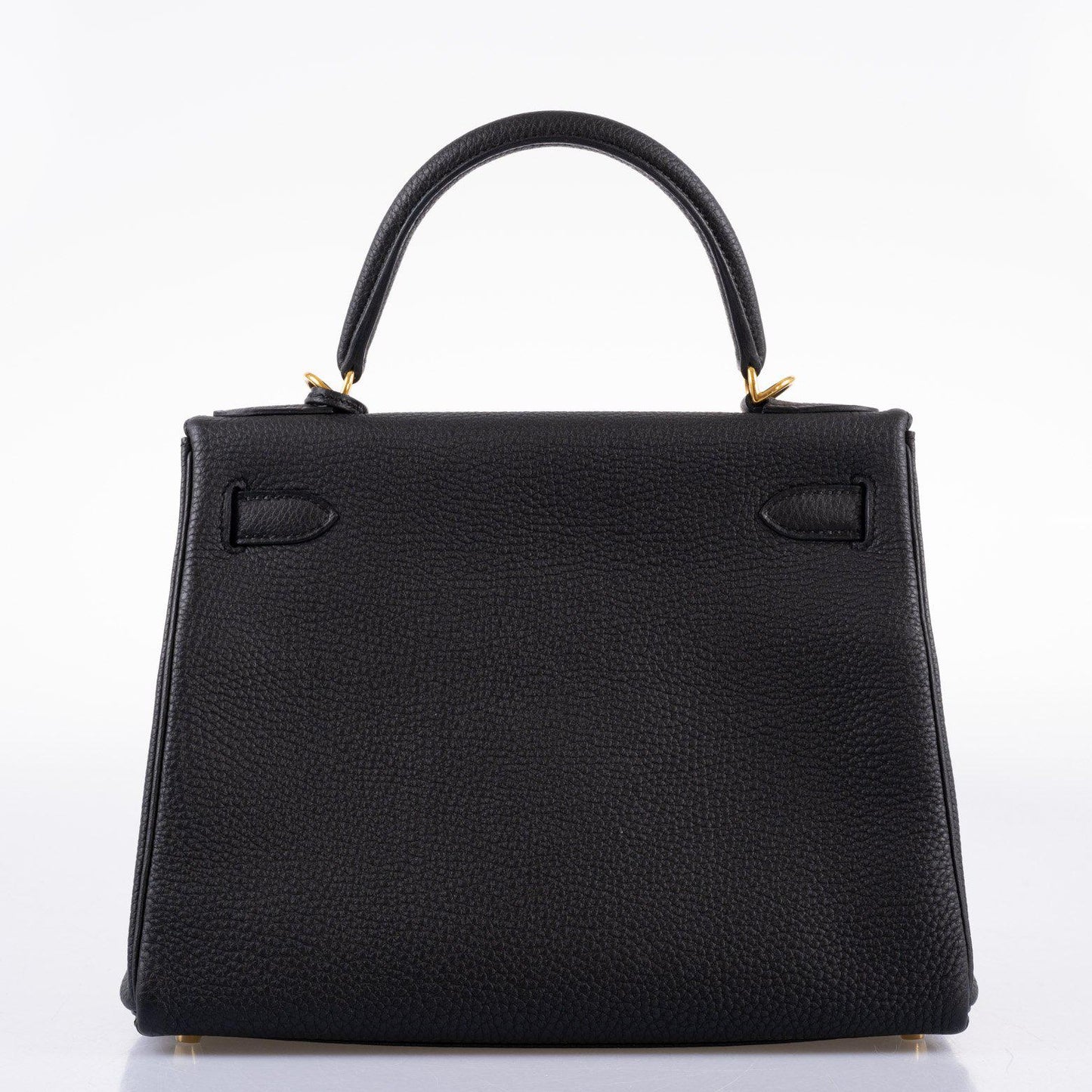 Hermes Kelly 28 Retourne Black Togo with Gold Hardware - 2016, X