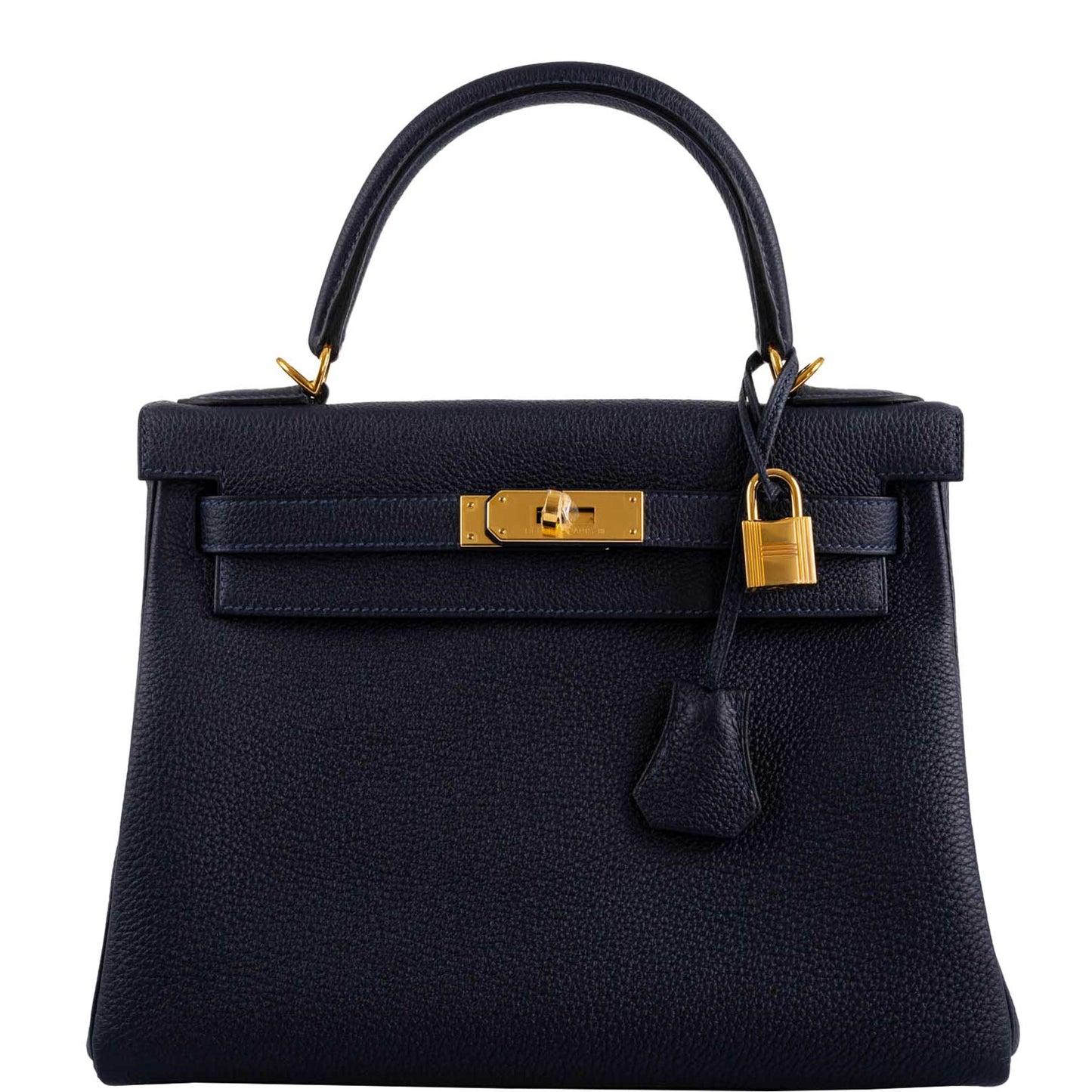 Hermes Kelly 28 Retourne Blue Nuit Togo Gold Hardware - 2020, Y