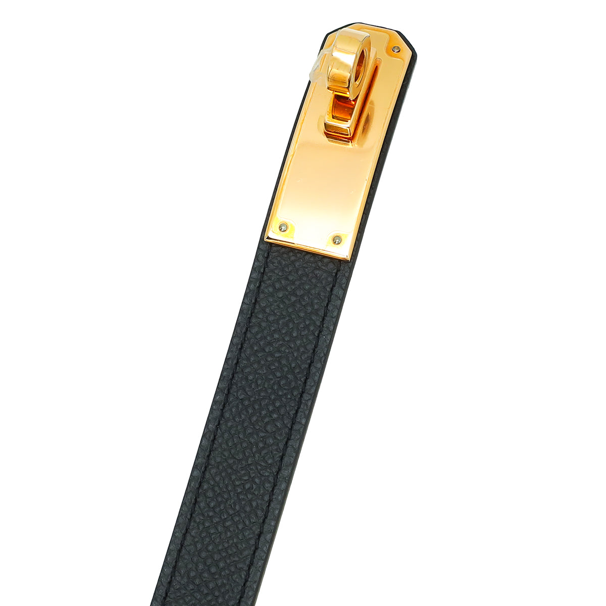 Hermes Black Kelly 18 Belt