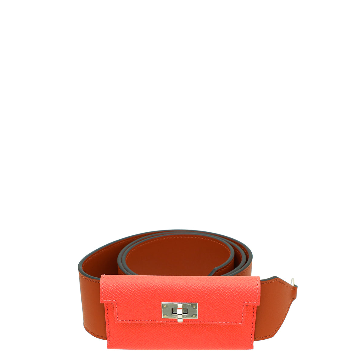 Hermes Rouge Venitien Kelly Pocket 50mm Shoulder Strap