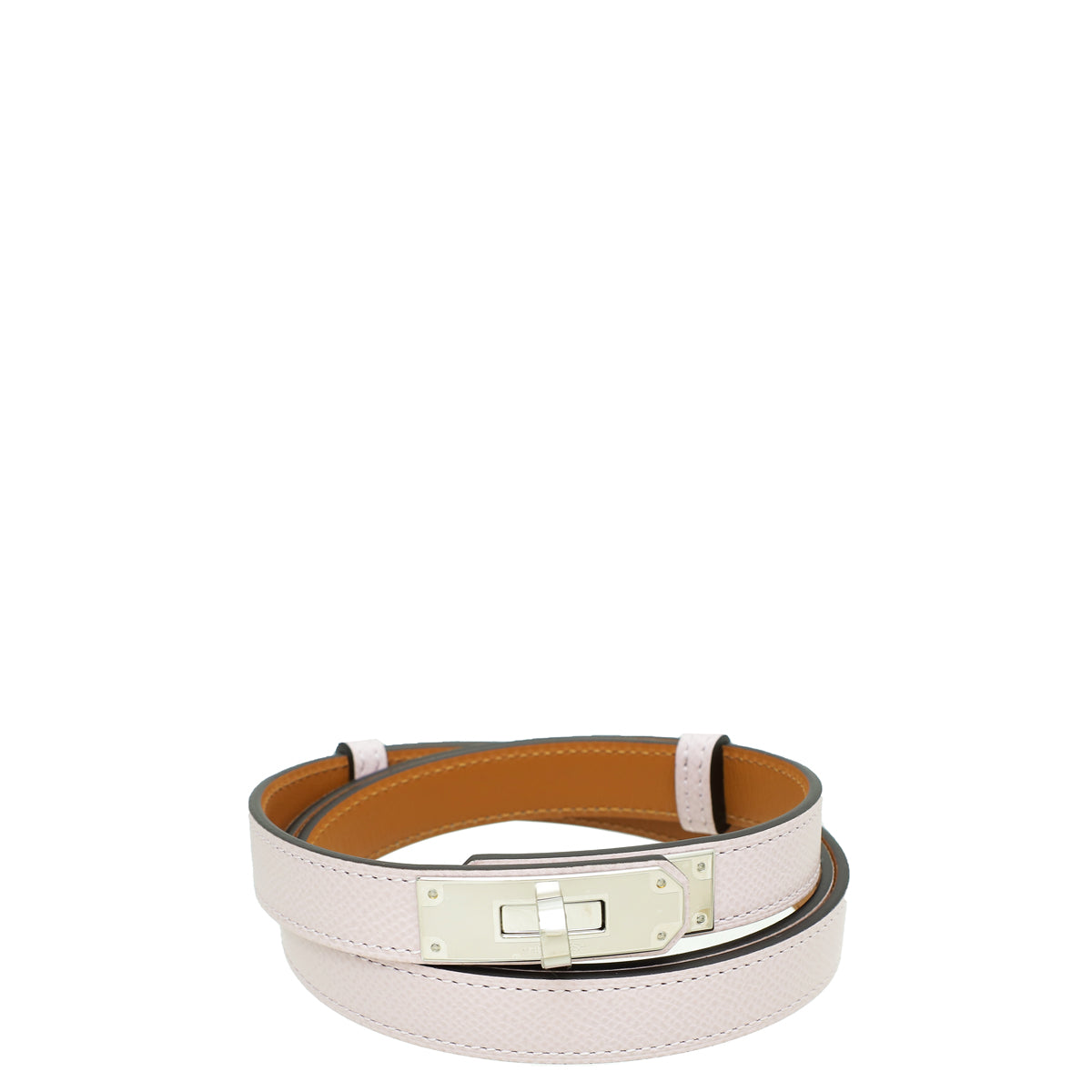 Hermes Pale Mauve Kelly 18 Belt