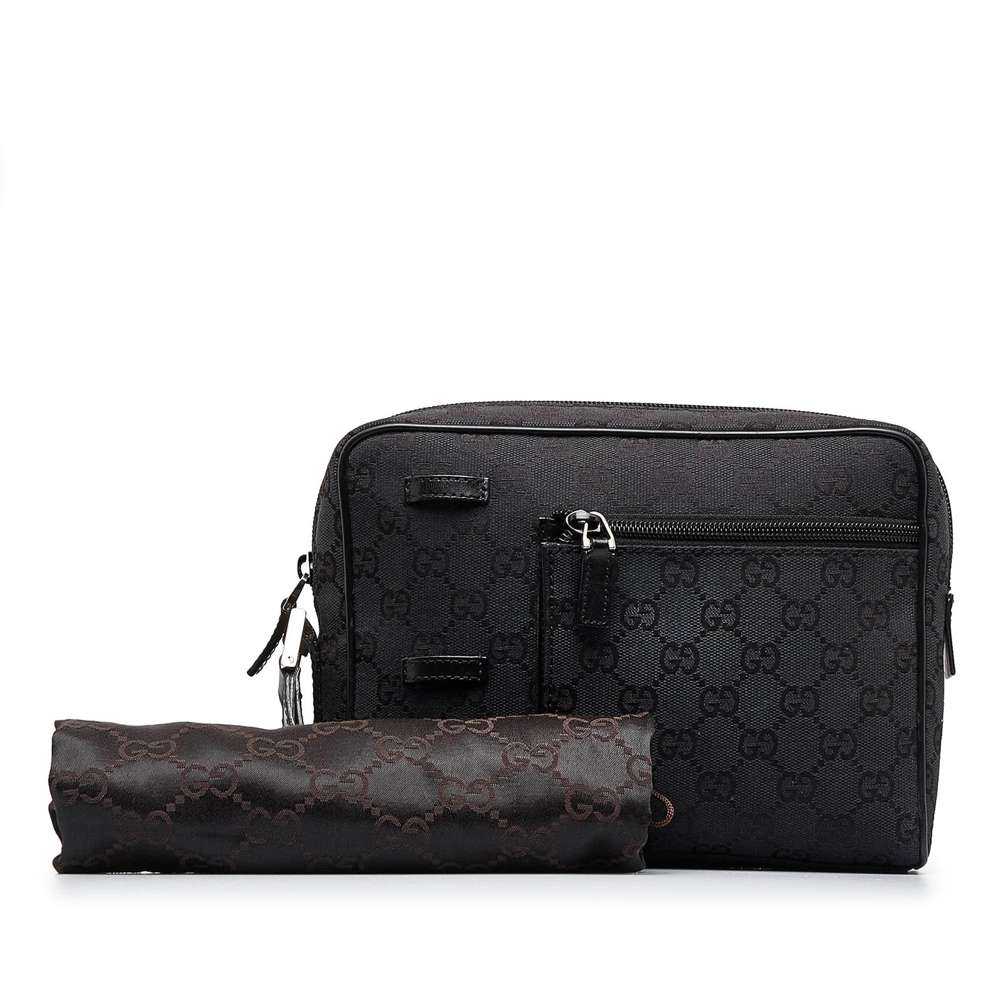 Gucci Clutch Black GG Canvas