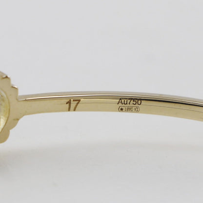 GUCCI Bangle K18 Yellow Gold, Diamond gold GG running Women 17 Used