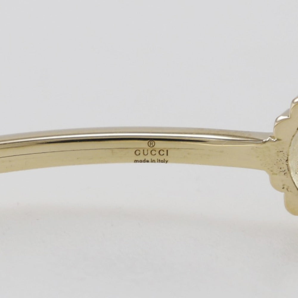 GUCCI Bangle K18 Yellow Gold, Diamond gold GG running Women 17 Used