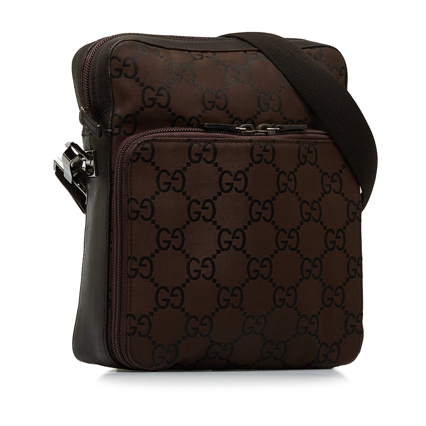 Gucci Crossbody Bag Brown GG Nylon