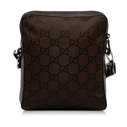 Gucci Crossbody Bag Brown GG Nylon