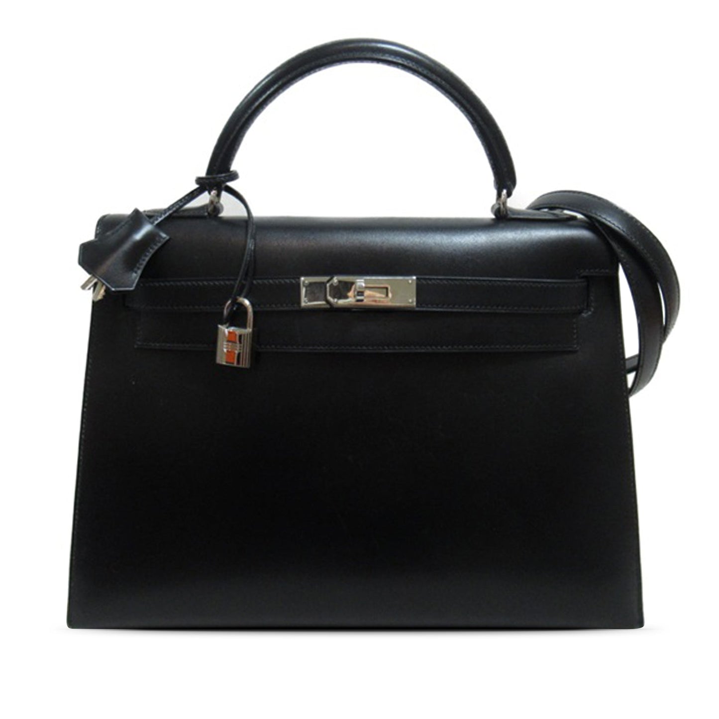 Hermes Box Calf Kelly Sellier 32 Satchel