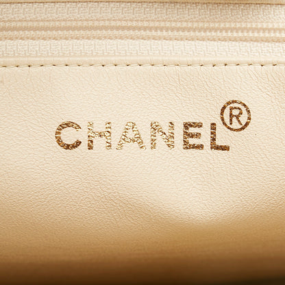 Chanel CC Tote Bag White Caviar