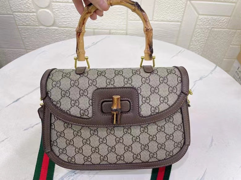 Gucci Bamboo Top Handle (Crossbody Shoulder) Handbag