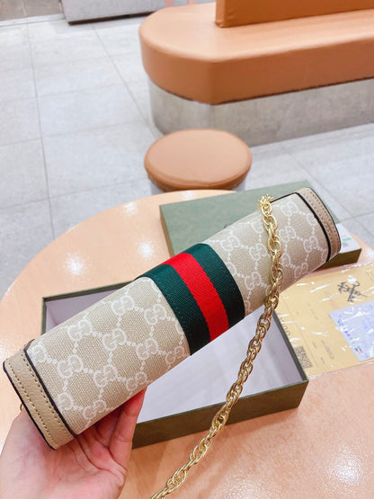 Gucci Canvas  Supreme  (Crossbody Shoulder) Handbag