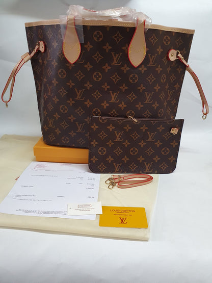 Louis Vuitton  Neverfull Monogram Canvas Handbag