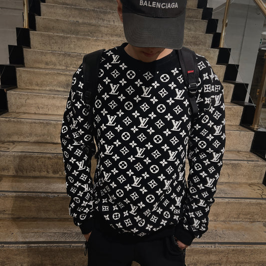 Louis Vuitton  LV Monogram Jacquard Crewneck