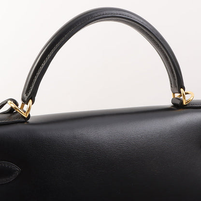 Hermes 2002 Made Kelly Bag 32Cm Black