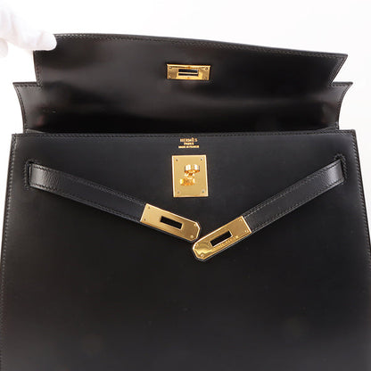 Hermes 2002 Made Kelly Bag 32Cm Black