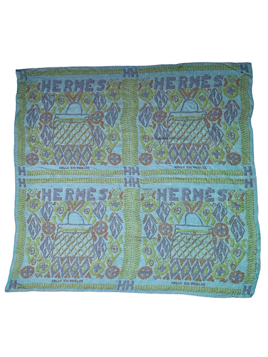 Hermes Kelly En Perels Silk Chiffon Scarf