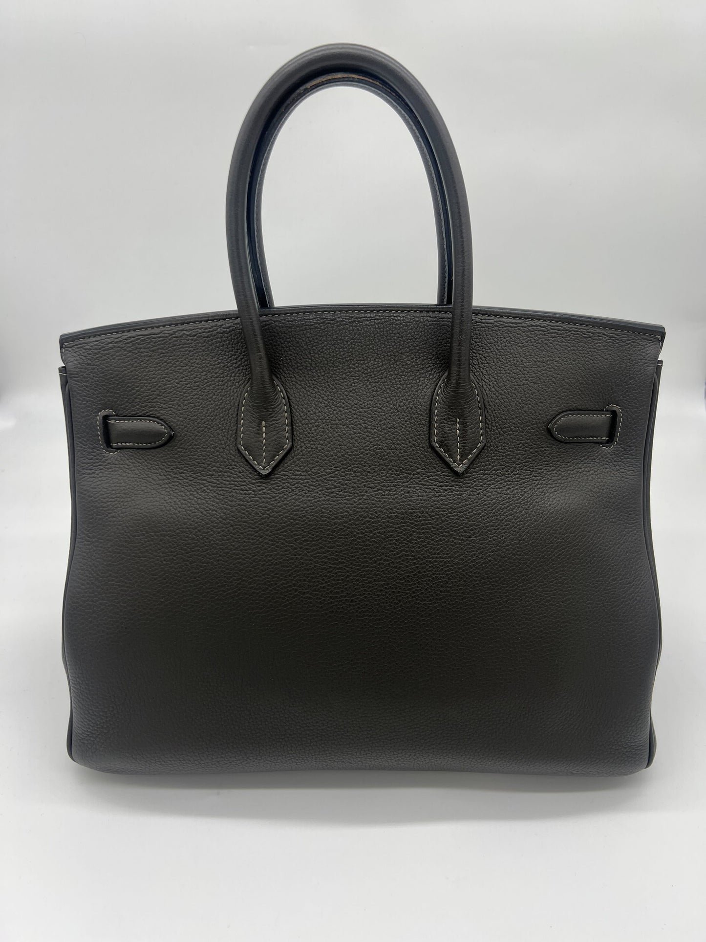 Hermes Birkin 35 Togo Graphite Palladium Hardware