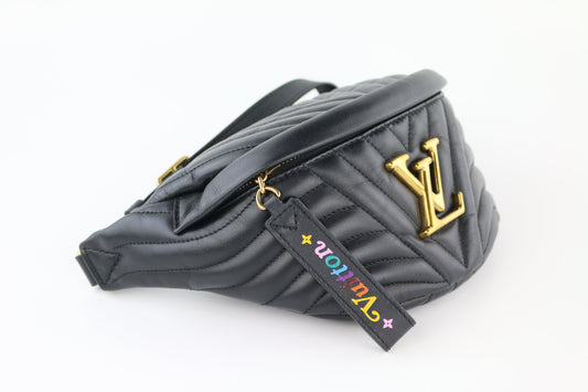 Black New Wave Bum Bag