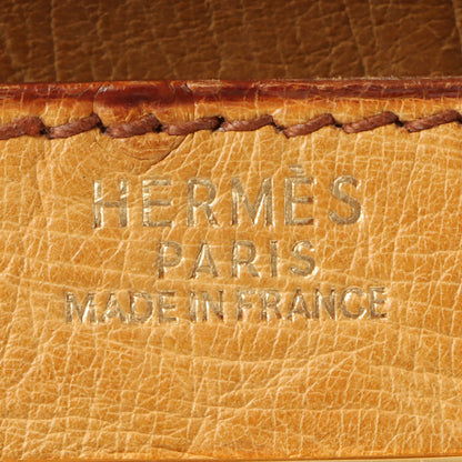 Hermes 1993 Made Ostrich Kelly Bag 32Cm Chestnut