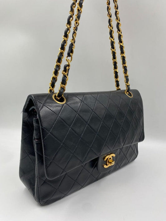 Navy Chanel Classic Double Flap Bag