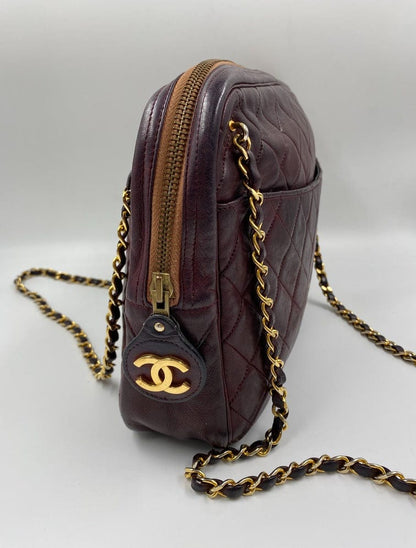 Vintage Chanel Bag w CC Charm