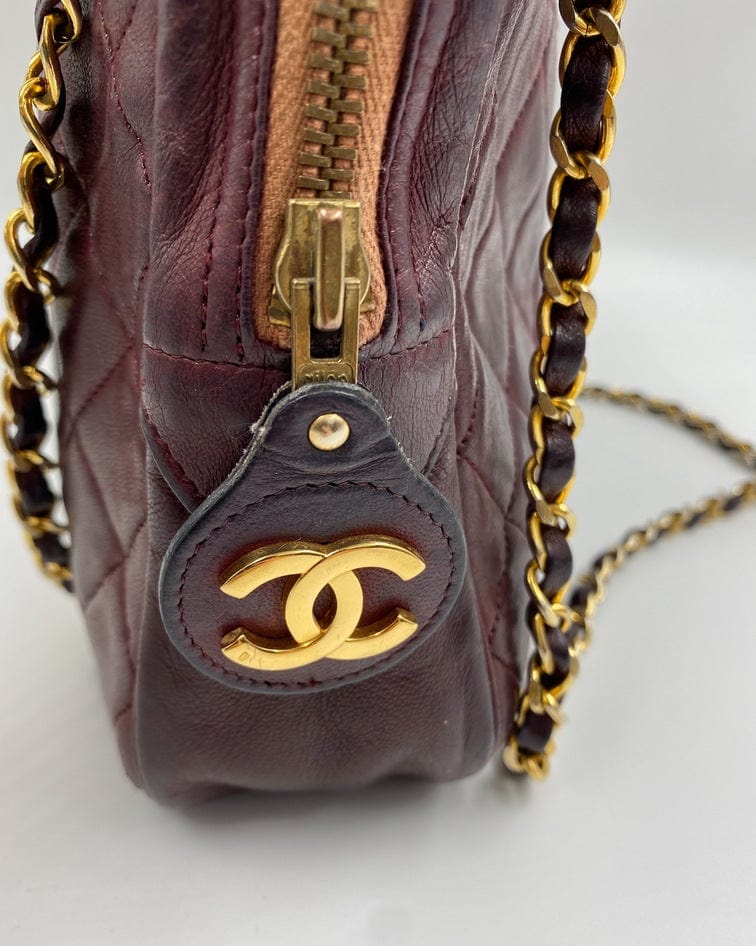 Vintage Chanel Bag w CC Charm