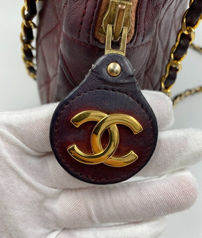 Vintage Chanel Bag w CC Charm