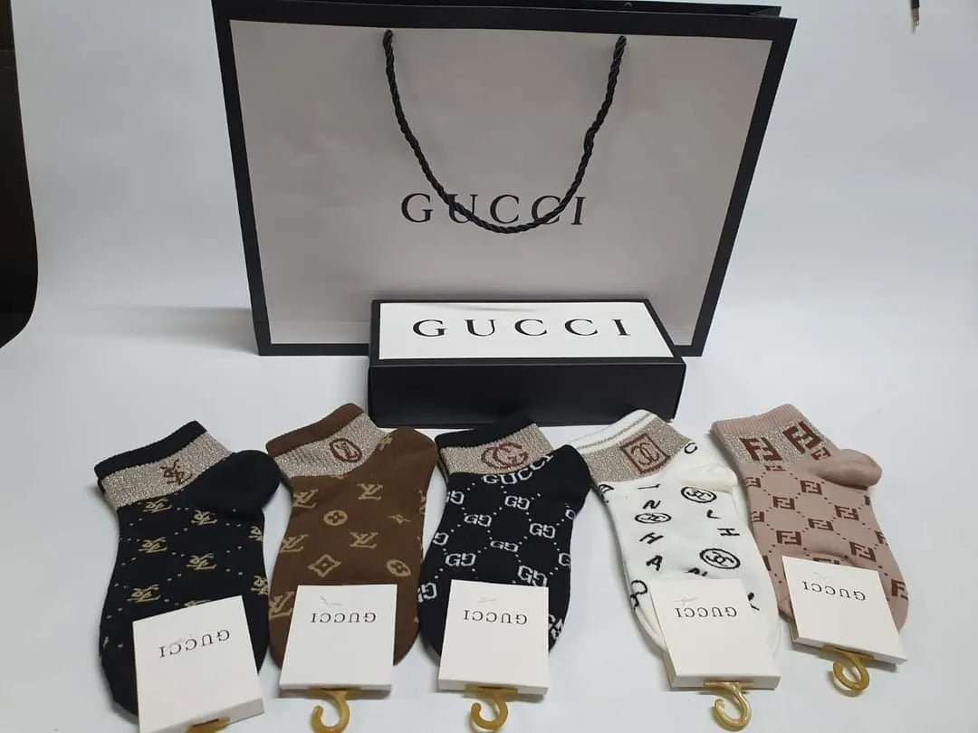 Louis Vuitton , Gucci , Chanel , Fendi , Yves  Saint Laurent Socks