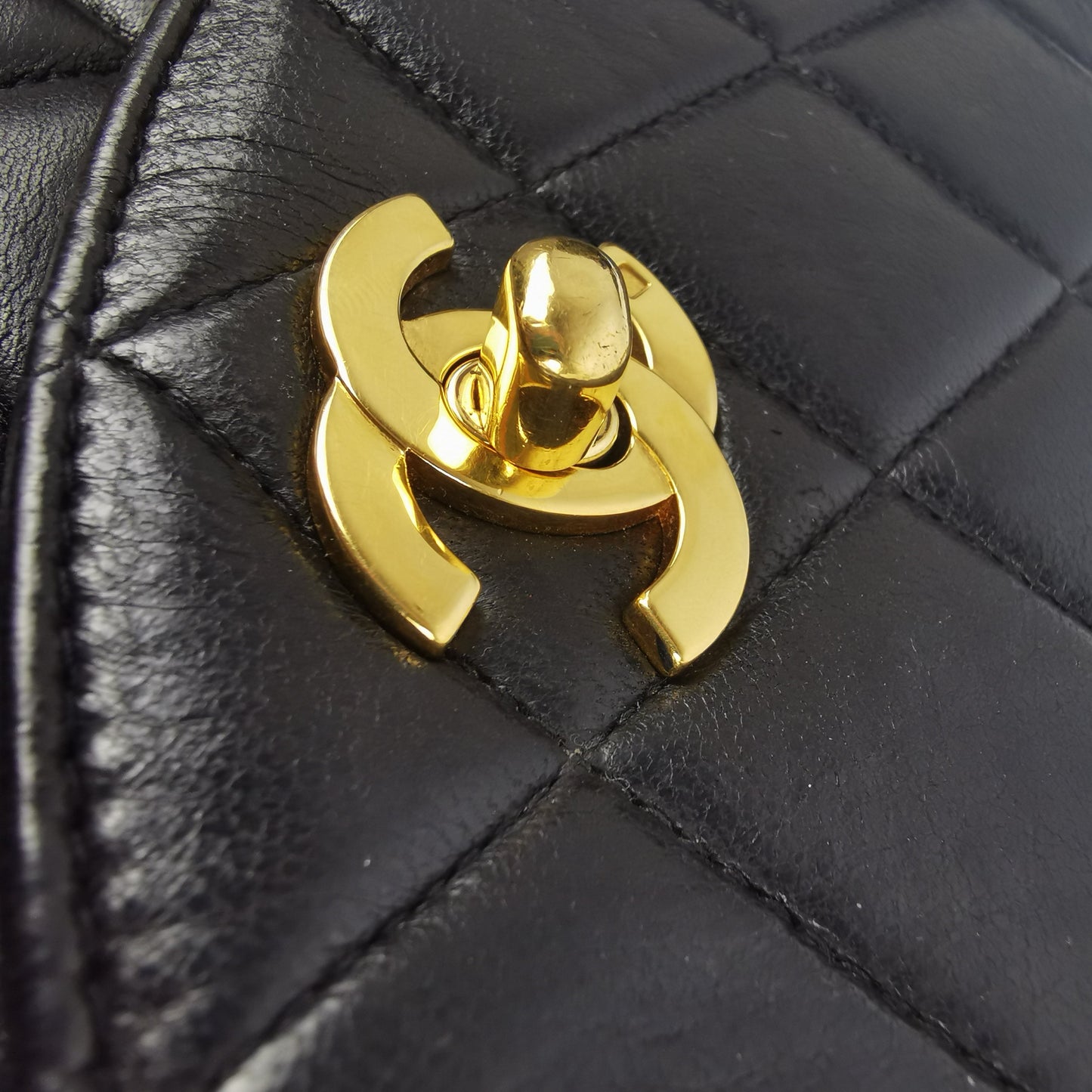 Chanel Duma Backpack Black Lambskin Gold