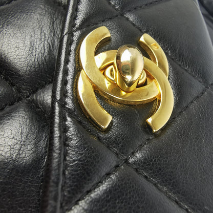 Chanel Duma Backpack Black Lambskin Gold