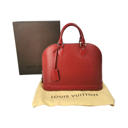 Louis Vuitton Alma Red Epi