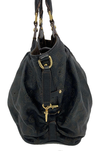 Louis Vuitton  Black Mahina GM Shoulder Bag