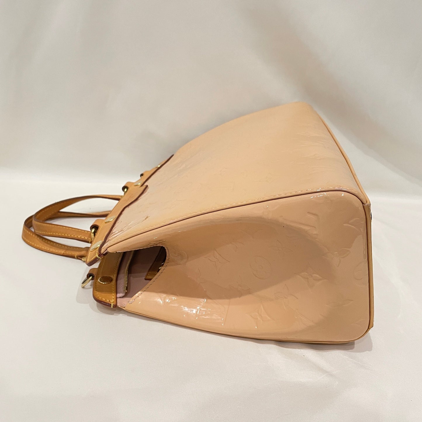 Louis Vuitton Beige Vernis Brea 2-ways Tote Sku# 80223