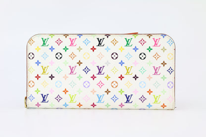 White Multicolor Monogram Insolite Wallet