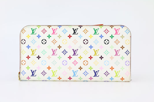 White Multicolor Monogram Insolite Wallet