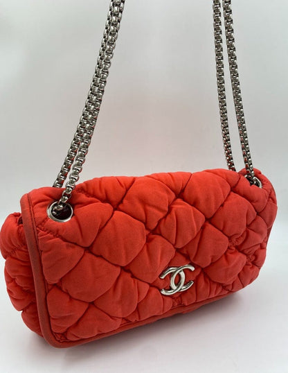 Chanel Orange Bubble Quilt Bag