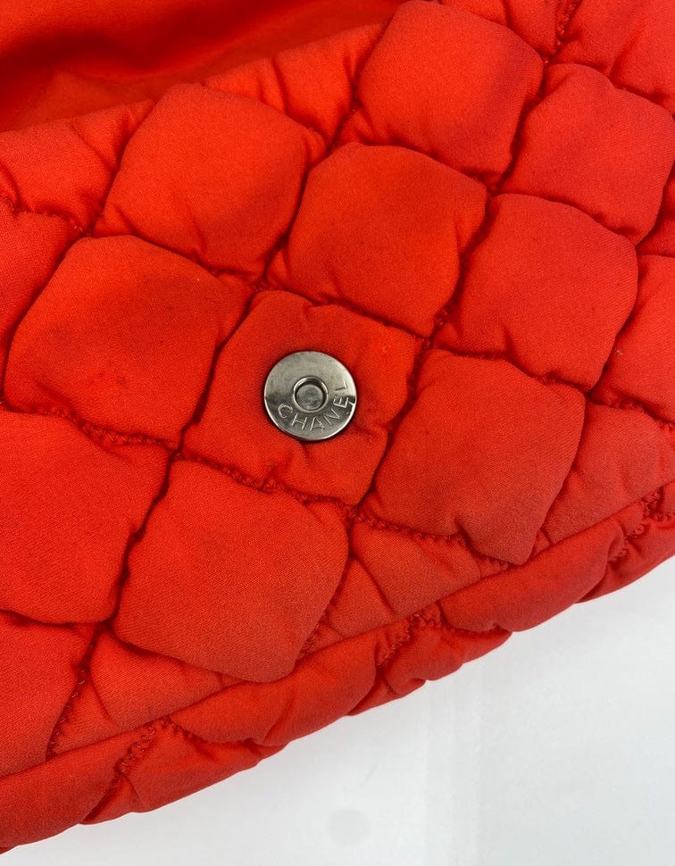 Chanel Orange Bubble Quilt Bag