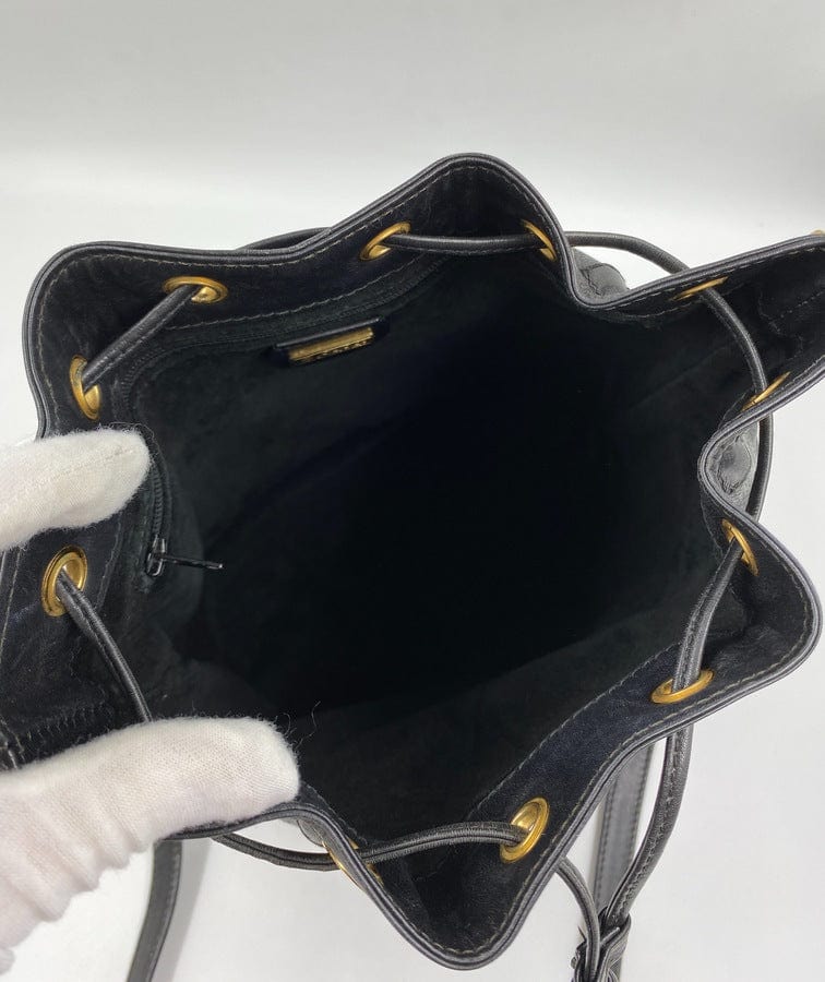 Gucci Black Bucket Bag