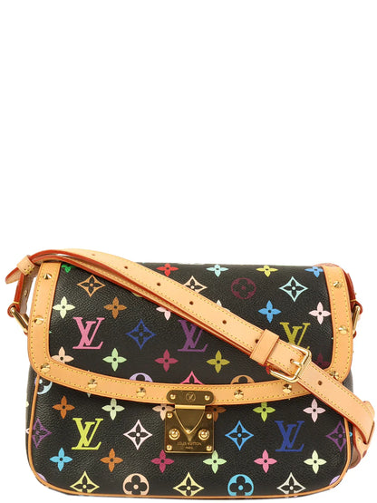 LOUIS VUITTON 2004 Made Monogram Multi Color Sologne Noir