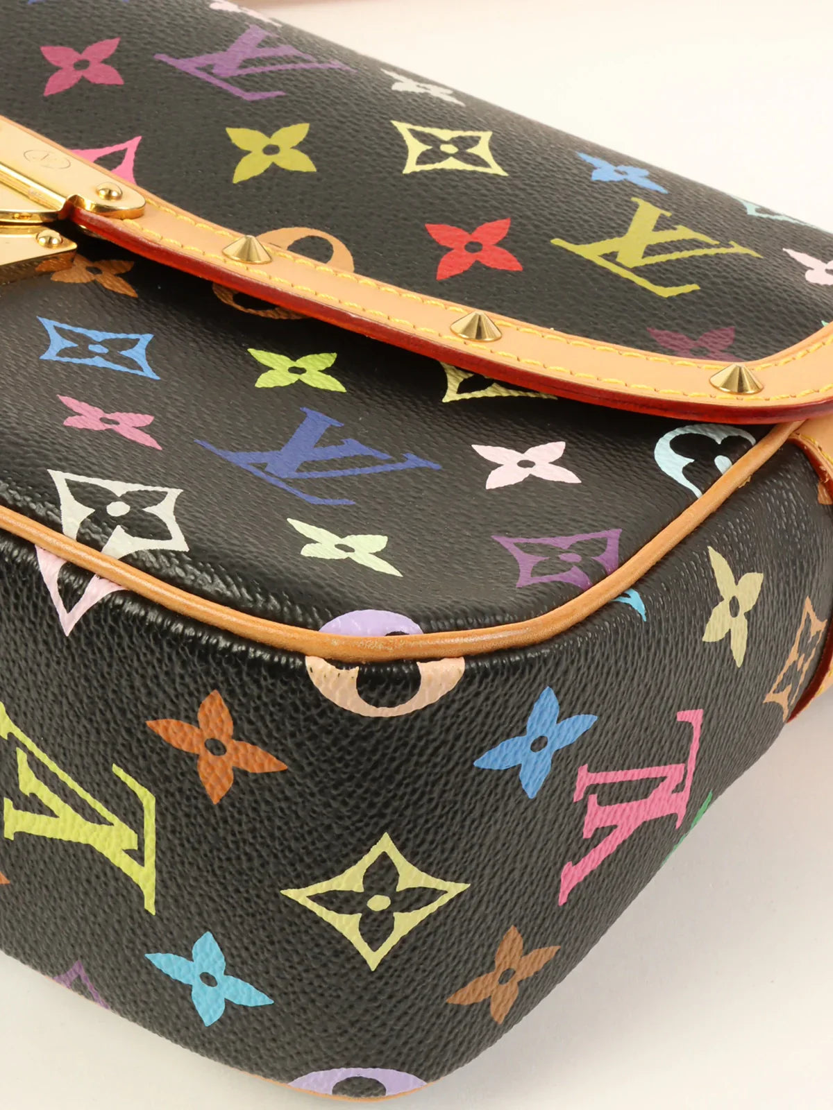 LOUIS VUITTON 2004 Made Monogram Multi Color Sologne Noir