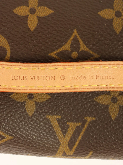 LOUIS VUITTON 2005 Made Canvas Monogram Pochette Marelle Brown