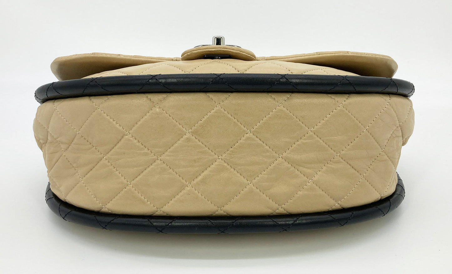 RARE Chanel Nude Lambskin Hula Hoop Bag