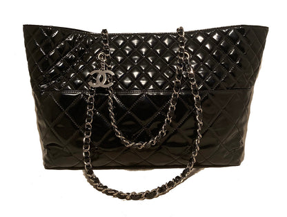 Chanel Black Patent In the Business Tote