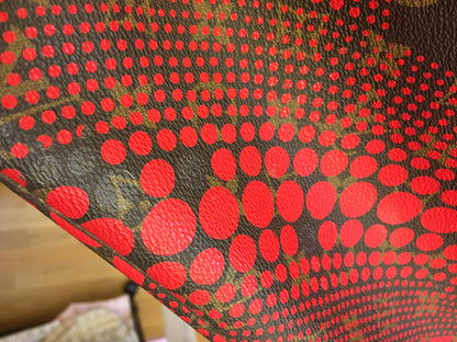 Louis Vuitton  Limited Edition Rouge Yayoi Kusama Monogram Waves Neverfull MM Bag