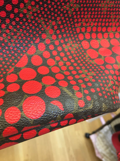 Louis Vuitton  Limited Edition Rouge Yayoi Kusama Monogram Waves Neverfull MM Bag