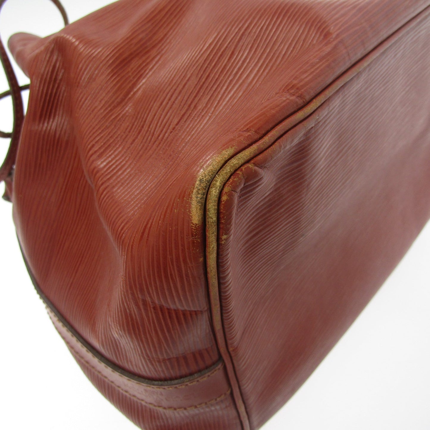 Louis Vuitton  Noe Shoulder Bag in Brown Leather