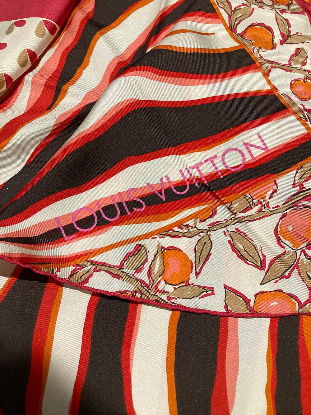 Louis Vuitton  Limited Edition Tassel Silk Scarf