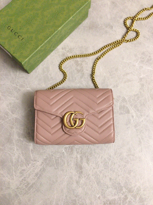 Gucci  Marmont Matelassè Handbag Lushentic