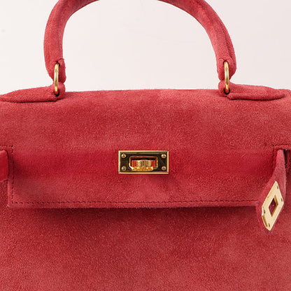 Hermes 1998 Made Debris Mini Kelly Bag Rouge Grenat