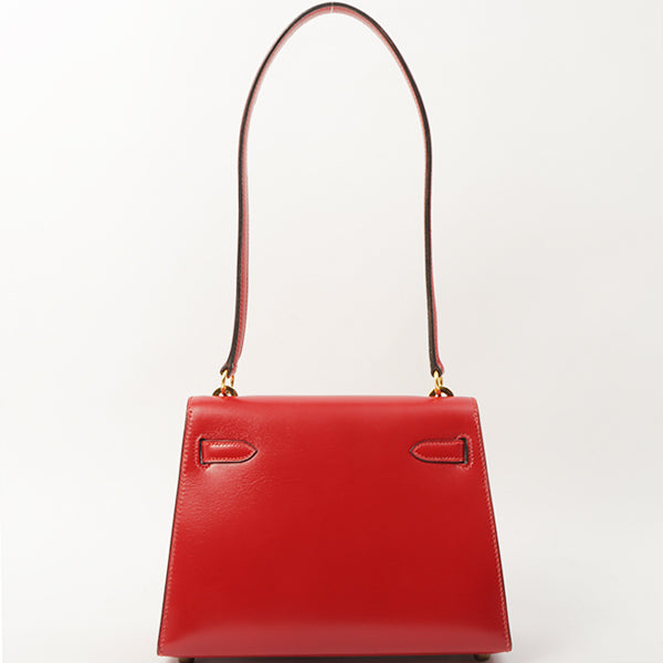 Hermes 1989 Made Kelly Bag Rouge Vif